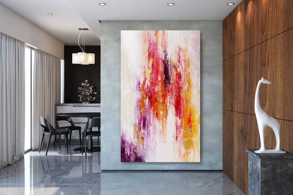 Work Painting Oversized Textured Abstract Canvas Wall Art 8U1SP wall art
